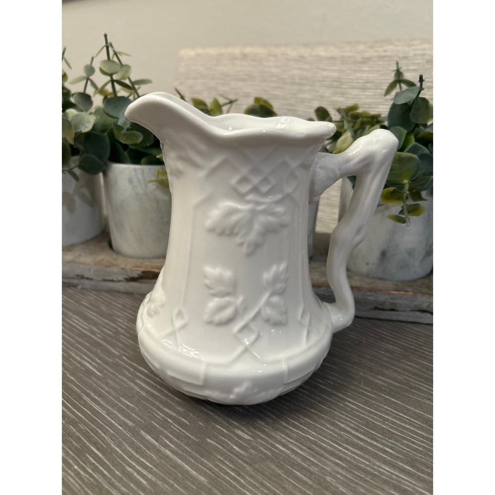 Grace's Teaware Embossed 5 3/4" Pitcher, Victorian Style